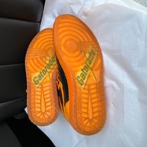 Nike Air Jordan 1 Shattered Backboard 3.0 size 9.5 555088-028 I Black Orange